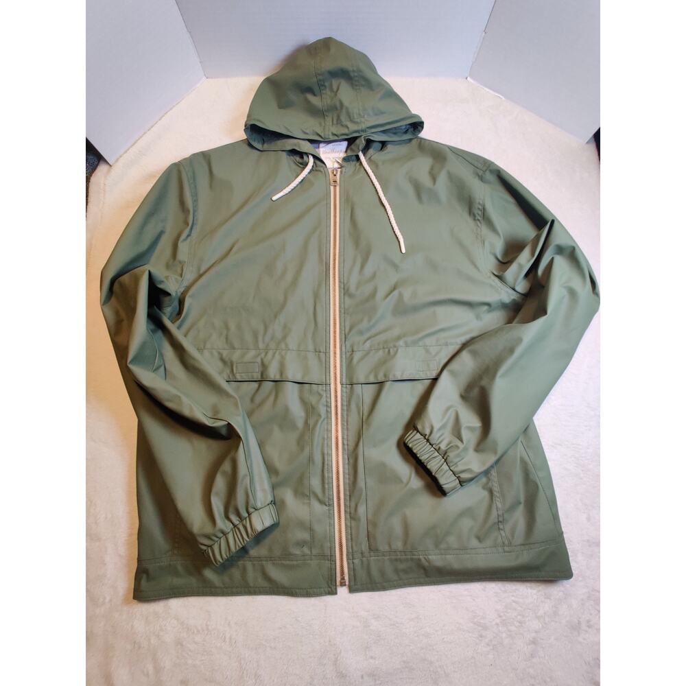 Weatherproof Vintage Jacket Men's Size Large Windbreaker Zip Up Green